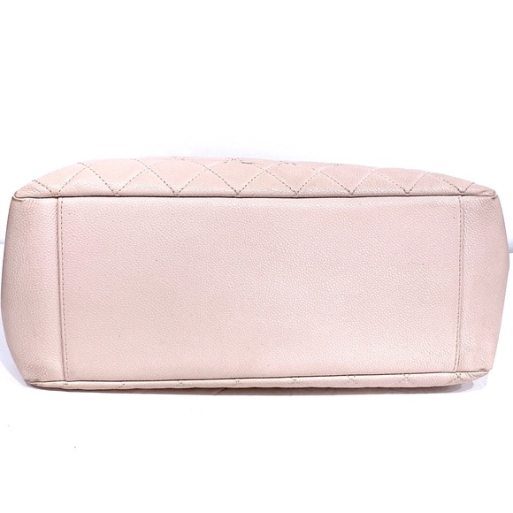 Chanel Blush Pink Quilted Caviar Leather Grand Shopping Tote - Picture 4 of 15